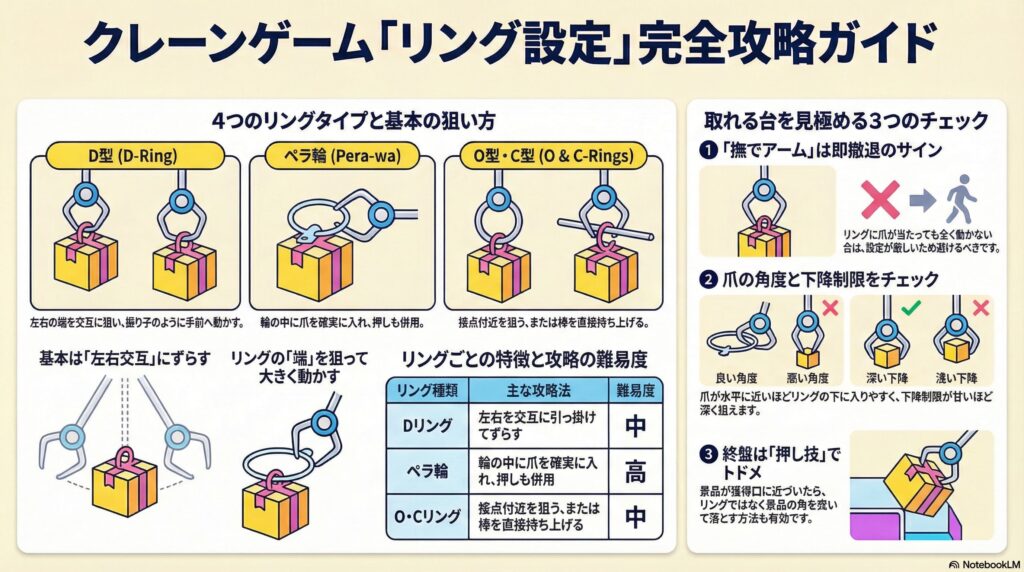 クレーンゲームの「ペラ輪」設定の攻略法
