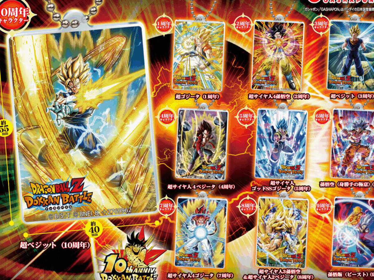 ドラゴンボールZ ドッカンバトル アクリルスタンド ドラゴンボールZ ドッカンバトル アクリルチャーム｜ガシャポン