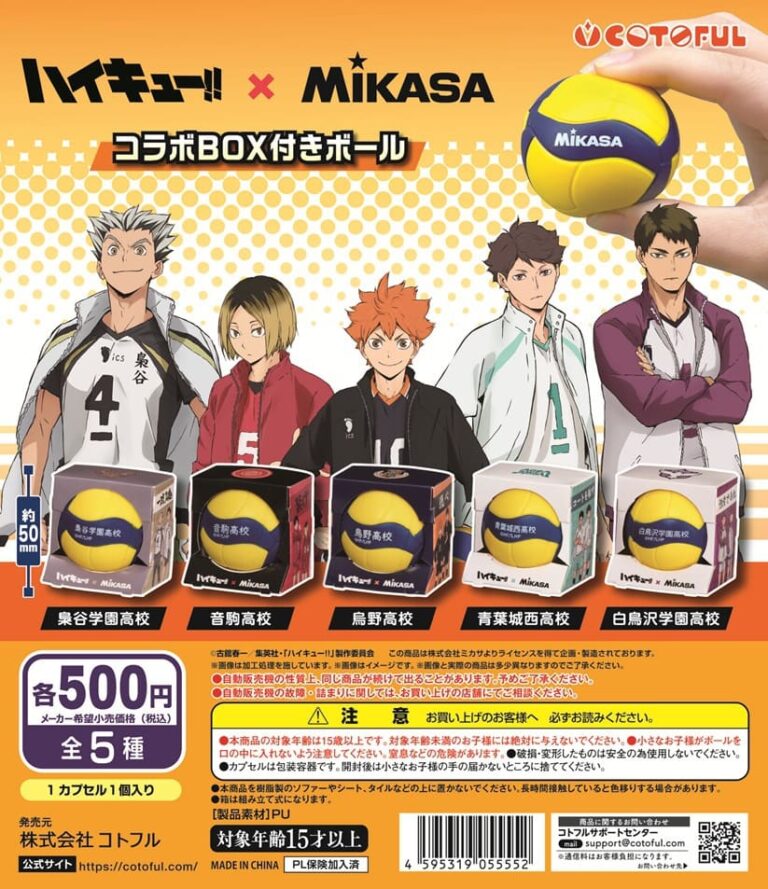 ハイキュー!!×MIKASAコラボBOX付きボール