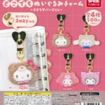 サンリオキャラクターズ どこでもぬいぐるみチャーム ラテクマバージョン