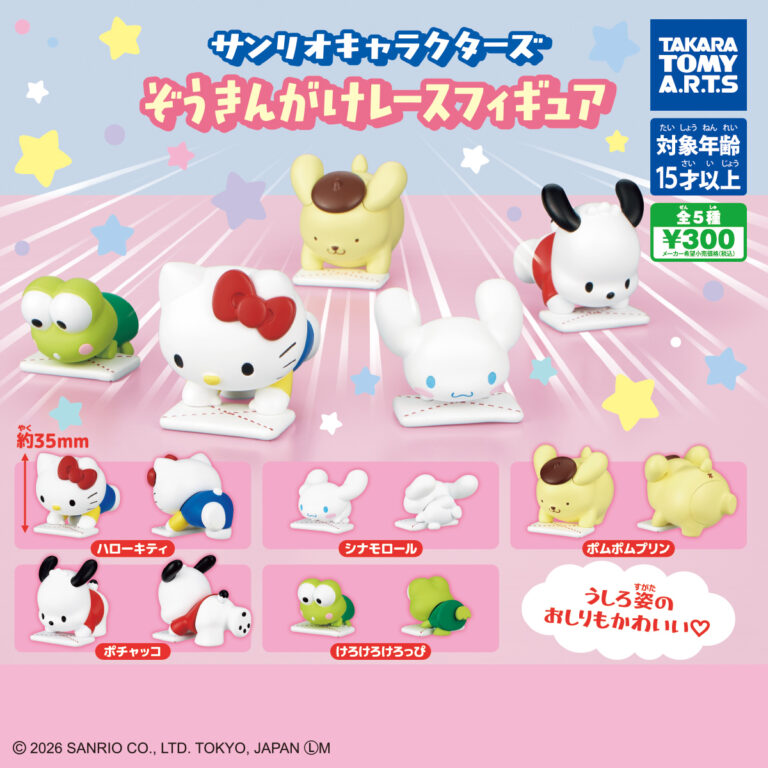 サンリオキャラクターズ ぞうきんがけレースフィギュア