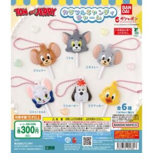 TOM and JERRY カラフルキャンディチャーム